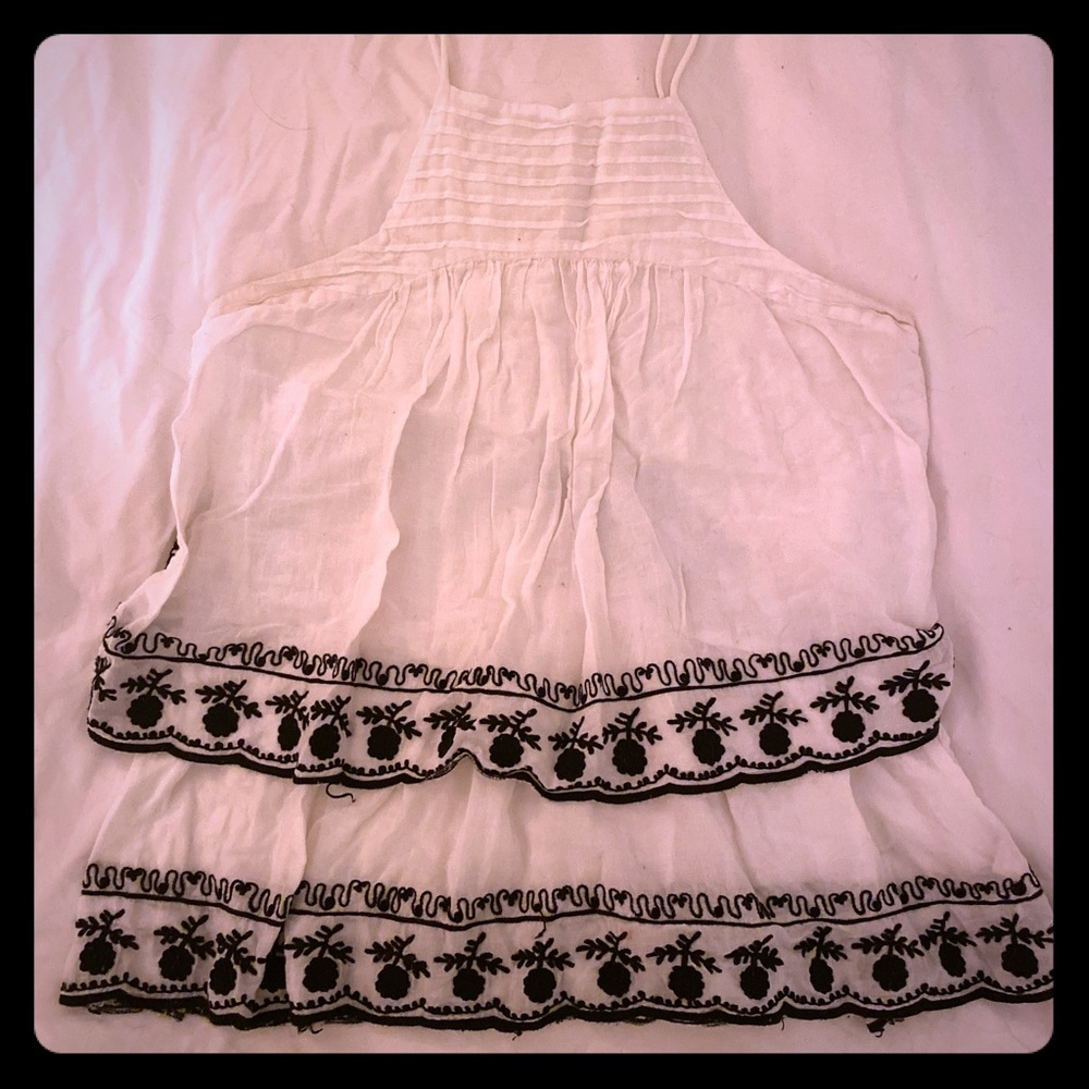 Florets lace tank top